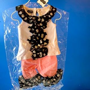 Adorable Baby Girl Summer Outfit! Ruffles! Mud Pie
